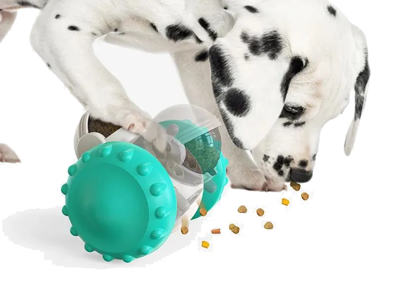 <p style="font-weight: 400;">Enrichissez la vie de votre canin en l’invitant à s’amuser avec notre distributeur croquette chien !</p> <p style="font-weight: 400;"><span style="font-weight: 400;"> Que ce soit pour être utilisé comme un jouet roulant, un culbuto ludique ou simplement pour la nourriture, cela lui offre un plaisir sans fin en libérant son énergie et stimulant son intelligence. </span> [cg_accordion title="Matériau"] Plastique ABS Alimentaire [/cg_accordion] [cg_accordion title="Avantage"]</p> <ul style="font-weight: 400;"> <li>Ce jouet distributeur de croquettes chien est polyvalent pour l’amusement et la stimulation intellectuelle, aidant ainsi à libérer son énergie</li> <li>Favorise l’alimentation plus lente anti-glouton en réduisant la charge digestive</li> <li>Anti stress et solitude, surtout pendant votre absence</li> <li>Conception anti-renversement de culbuto pour une joie supplémentaire</li> <li>Système d’auto-équilibre pour des mouvements fluides</li> <li>Tentation alimentaire pour encourager le plaisir et l’engagement</li> <li>ABS pour une facilité d’entretien et un usage en toute sécurité [/cg_accordion] [custom_combined_shortcode title=" Guide de tailles" id="35790"] [cg_accordion title="Livraison"] La livraison s’effectuera dans un délai de 7 à 28 jours ouvrables dès la validation de votre commande. <span lang="FR"> </span>[/cg_accordion][cg_accordion title="Retour"] Si, pour quelque raison que ce soit, vous n'êtes pas pleinement satisfait, une demande de retour serait possible dans les 14 jours suivant la réception.[/cg_accordion]</li> </ul>