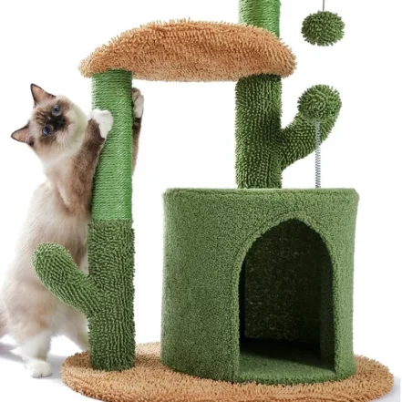 Arbre à chat design Dolce élégant pour espace de repos et ronronnement