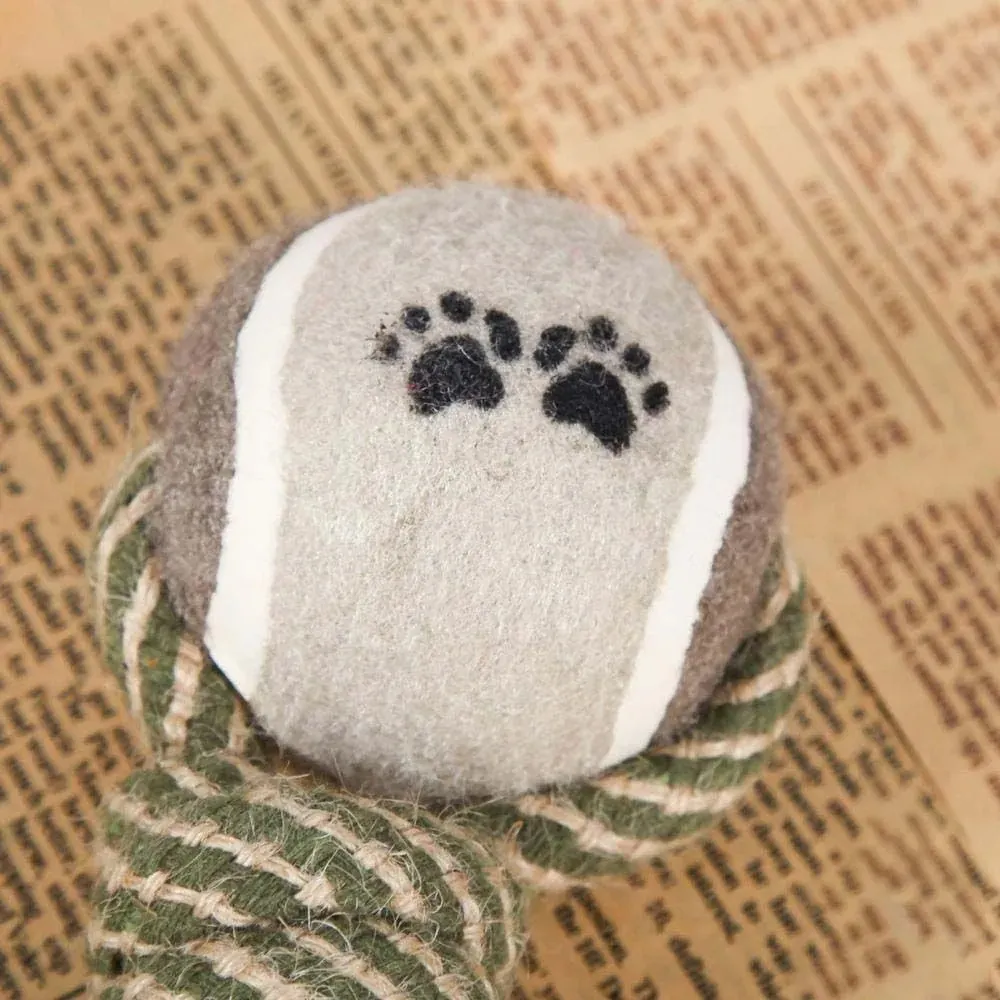 <p style="font-weight: 400;">Offrez à votre canin le plaisir de mâcher avec ce jouet pour chien !</p> <p style="font-weight: 400;"><span style="font-weight: 400;">La corde tressée en coton crée le meilleur résultat pour nettoyer les dents, apaiser le stress et protéger les gencives. Optez dès maintenant pour une solution polyvalente ! </span> [cg_accordion title="Matériau"] Coton + Caoutchouc [/cg_accordion] [cg_accordion title="Avantage"]</p> <ul style="font-weight: 400;"> <li>Ce jouet chien indestructible est conçu pour aider à votre canin à broyer les dents (Éliminant les odeurs buccales & Prévenant la carie dentaire)</li> <li>La corde tressée lui aide à soulager les inconforts liés à la dentition</li> <li>Le pur coton est doux pour ses dents et ses gencives tout en résistant aux morsures</li> <li>Forme en os avec deux tennis convient à toutes les tailles et races de chiens, assurant un plaisir de mastication optimal (satisfaction de mâcher)</li> <li>Anti stress et solitude, surtout pendant votre absence</li> <li>Jeux de mastication et de tirage favorisent son bien-être [/cg_accordion] [cg_accordion title="Taille"] 25,0 x 6,5 cm [/cg_accordion] [cg_accordion title="Livraison"] La livraison s’effectuera dans un délai de 7 à 28 jours ouvrables dès la validation de votre commande. <span lang="FR"> </span>[/cg_accordion][cg_accordion title="Retour"] Si, pour quelque raison que ce soit, vous n'êtes pas pleinement satisfait, une demande de retour serait possible dans les 14 jours suivant la réception.[/cg_accordion]</li> </ul>