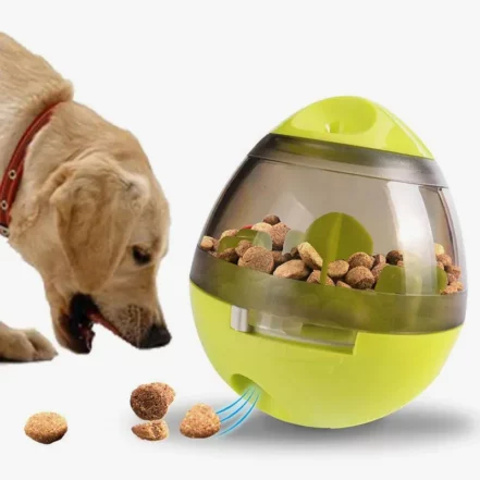 Pourquoi mon chien aboie autant ? Jouet interactif distributeur de friandises pour chien, idéal pour réduire les aboiements liés à l'ennui pendant les absences