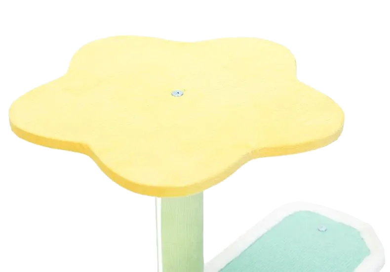 <p style="font-weight: 400;">Cet arbre à chat design, inspiré du printemps, est un appel à l’action pour offrir à votre félin le summum du confort et de la joie.</p> <p style="font-weight: 400;"><span style="font-weight: 400;"> Combiné de peluche, de bois, de sisal et de rotin, il crée son paradis de détente et de divertissement en toute sécurité. La forme chic ajoute une touche décorative à votre domicile. </span> [cg_accordion title="Matériau"] Peluche + Bois + Sisal + Rotin [/cg_accordion] [cg_accordion title="Avantage"]</p> <ul style="font-weight: 400;"> <li>Cet arbre à chat original est polyvalent pour que votre félin puisse dormir, se détendre, faire une sieste, jouer ou simplement observer en hauteur son royaume en hauteur</li> <li>Peluche avec support du bois présente le meilleur équilibre entre confort et durabilité</li> <li>Design chic ajoute une déco sympa à domicile</li> <li>Jouet suspendue pour inviter votre compagnon à le toucher, le frapper et le jouer avec</li> <li>Grand socle enveloppé de peluche et de rotin pour créer un meilleur confort et une stabilité ultime ainsi éviter tout glissement lors des sauts</li> <li>Parties en sisal créent de l’espaces idéal pour griffer</li> <li>Niche avec différentes plateformes en étage pour accueillir plusieurs chats en même temps [/cg_accordion] [custom_combined_shortcode title=" Guide de tailles" id="30608"] [cg_accordion title="Livraison"] Livraison sera effectuée dans un délai de 7 à 28 jours ouvrables dès votre commande validée. <span lang="FR"> </span>[/cg_accordion][cg_accordion title="Retour"] En cas d’insatisfaction, vous avez 14 jours à partir de la réception pour demande un retour. [/cg_accordion]</li> </ul>