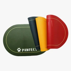 Tapis Pour Gamelle Chien Duo Personnalisé
