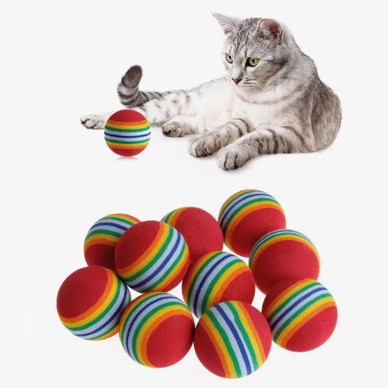 <p style="font-weight: 400;">Offrez à votre félin des moments de bonheur avec notre jouet chat. </p> <p style="font-weight: 400;"><span style="font-weight: 400;">La matière en EVA donne une sécurité optimale et une élasticité parfaite. Stimulant et polyvalent, le lot de 10 convienne à votre chat tout seul ou à plusieurs ensemble, créant une distraction idéale pendant votre absence. </span> [cg_accordion title="Matériau"] EVA [/cg_accordion] [cg_accordion title="Avantage"]</p> <ul style="font-weight: 400;"> <li>EVA assurant une sécurité optimale et une élasticité parfaite pour le jeu </li> <li>Balle pour chat pourra stimuler son exercice physique et mental </li> <li>Que ce soit s’amuser tout seul ou avec vous, ces balles jouets chats sont un compagnon ludique, surtout pendant vos absences (anti stresse/solitude) [/cg_accordion] [cg_accordion title="Taille"] Diamètre : 3,5 cm [/cg_accordion] [cg_accordion title="Livraison"] La livraison s’effectuera dans un délai de 7 à 28 jours ouvrables dès la validation de votre commande. <span lang="FR"> </span>[/cg_accordion][cg_accordion title="Retour"] Si, pour quelque raison que ce soit, vous n'êtes pas pleinement satisfait, une demande de retour serait possible dans les 14 jours suivant la réception.[/cg_accordion]</li> </ul>