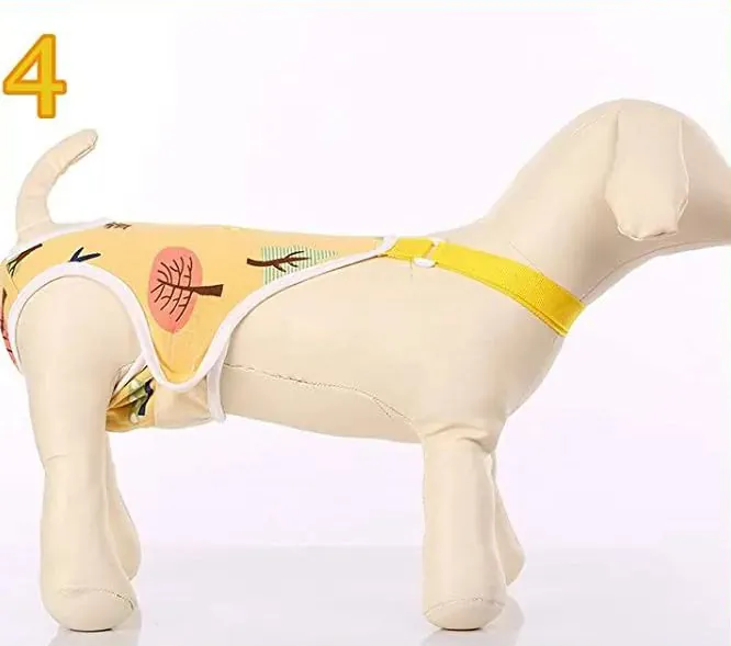 <p style="font-weight: 400;">Cette couche pour chien protège votre canin avec un confort hygiénique optimal. </p> <p style="font-weight: 400;"><span style="font-weight: 400;"> Que ce soit pour l’incontinence, les promenades pendant la période de chaleur pour les mâles, ou pour la gestion menstruelle ou les promenades anti-harcèlement pour les femelles, la salopette en pur coton crée un soin confortable et un look mignon, attirant beaucoup d’amour de la part des autres. </span> [cg_accordion title="Matériau"] Coton [/cg_accordion] [cg_accordion title="Avantage"]</p> <ul style="font-weight: 400;"> <li>Cette couche pour chien offre une protection hygiénique optimal, parfaite pour la période menstruelle, l’incontinence et les promenades </li> <li>Élimine les problèmes des chiots non entraînés, des femelles en saison, des chiens incontinents et des mictions excitables </li> <li>Coton offre un confort optimal, une respirabilité ultime et une légèreté parfaite </li> <li>Coussin en tissu de maille intérieur est résistant à la corrosion, offrant une utilisation durable </li> <li>Possible de placer un tampon menstruel ou un tissu adhésif dedans pour une protection supplémentaire </li> <li>Doté d’une fermeture auto-agrippant, il pourra d’être facile à presser ensemble ou se détacher, ainsi ajustable en fonction de tour de sa taille </li> <li>Bretelles réglables pour un maintien en place sans serrer [/cg_accordion] [custom_combined_shortcode title=" Guide de tailles" id="36923"] [cg_accordion title="Livraison"] La livraison s’effectuera dans un délai de 7 à 28 jours ouvrables dès la validation de votre commande. <span lang="FR"> </span>[/cg_accordion][cg_accordion title="Retour"] Si, pour quelque raison que ce soit, vous n'êtes pas pleinement satisfait, une demande de retour serait possible dans les 14 jours suivant la réception.[/cg_accordion]</li> </ul>