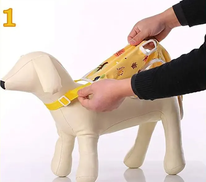 <p style="font-weight: 400;">Cette couche pour chien protège votre canin avec un confort hygiénique optimal. </p> <p style="font-weight: 400;"><span style="font-weight: 400;"> Que ce soit pour l’incontinence, les promenades pendant la période de chaleur pour les mâles, ou pour la gestion menstruelle ou les promenades anti-harcèlement pour les femelles, la salopette en pur coton crée un soin confortable et un look mignon, attirant beaucoup d’amour de la part des autres. </span> [cg_accordion title="Matériau"] Coton [/cg_accordion] [cg_accordion title="Avantage"]</p> <ul style="font-weight: 400;"> <li>Cette couche pour chien offre une protection hygiénique optimal, parfaite pour la période menstruelle, l’incontinence et les promenades </li> <li>Élimine les problèmes des chiots non entraînés, des femelles en saison, des chiens incontinents et des mictions excitables </li> <li>Coton offre un confort optimal, une respirabilité ultime et une légèreté parfaite </li> <li>Coussin en tissu de maille intérieur est résistant à la corrosion, offrant une utilisation durable </li> <li>Possible de placer un tampon menstruel ou un tissu adhésif dedans pour une protection supplémentaire </li> <li>Doté d’une fermeture auto-agrippant, il pourra d’être facile à presser ensemble ou se détacher, ainsi ajustable en fonction de tour de sa taille </li> <li>Bretelles réglables pour un maintien en place sans serrer [/cg_accordion] [custom_combined_shortcode title=" Guide de tailles" id="36923"] [cg_accordion title="Livraison"] La livraison s’effectuera dans un délai de 7 à 28 jours ouvrables dès la validation de votre commande. <span lang="FR"> </span>[/cg_accordion][cg_accordion title="Retour"] Si, pour quelque raison que ce soit, vous n'êtes pas pleinement satisfait, une demande de retour serait possible dans les 14 jours suivant la réception.[/cg_accordion]</li> </ul>