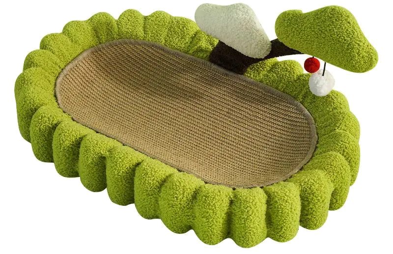 <p style="font-weight: 400;">Offrez à votre félin le summum du confort, du style et de la joie avec ce panier chat.</p> <p style="font-weight: 400;"><span style="font-weight: 400;"> Combiné par polaire, velours et sisal, il crée son espace fonctionnel pour se détendre et s’amuser. Le design chic et mignon ajoute une touche décorative à votre intérieur. </span> [cg_accordion title="Matériau"] Peluche + Velours + Coton PP + Sisal [/cg_accordion] [cg_accordion title="Avantage"]</p> <ul style="font-weight: 400;"> <li>Tissu en peluche et en velours avec rembourrage en coton PP assure un confort optimal pour votre félin</li> <li>Façade en sisal offre un espace idéal pour le sieste et le griffage</li> <li>Ce panier pour chat est polyvalent pour tous les moments de détente & de joie (dormir/faire une sieste/se relaxer/s’amuser...)</li> <li>Design en jardin ajoute une touche décorative</li> <li>Les nuages et les boules offrent une possibilité de divertissement [/cg_accordion] [custom_combined_shortcode title=" Guide de tailles" id="29961"] [cg_accordion title="Livraison"] Livraison dans un délai de 7 à 28 jours ouvrables dès votre commande validée. <span lang="FR"> </span>[/cg_accordion][cg_accordion title="Retour"] En cas d’insatisfaction, vous avez 14 jours à partir de la réception pour demande un retour. [/cg_accordion]</li> </ul>