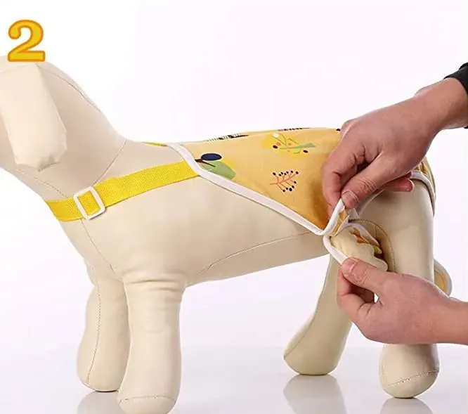 <p style="font-weight: 400;">Cette couche pour chien protège votre canin avec un confort hygiénique optimal. </p> <p style="font-weight: 400;"><span style="font-weight: 400;"> Que ce soit pour l’incontinence, les promenades pendant la période de chaleur pour les mâles, ou pour la gestion menstruelle ou les promenades anti-harcèlement pour les femelles, la salopette en pur coton crée un soin confortable et un look mignon, attirant beaucoup d’amour de la part des autres. </span> [cg_accordion title="Matériau"] Coton [/cg_accordion] [cg_accordion title="Avantage"]</p> <ul style="font-weight: 400;"> <li>Cette couche pour chien offre une protection hygiénique optimal, parfaite pour la période menstruelle, l’incontinence et les promenades </li> <li>Élimine les problèmes des chiots non entraînés, des femelles en saison, des chiens incontinents et des mictions excitables </li> <li>Coton offre un confort optimal, une respirabilité ultime et une légèreté parfaite </li> <li>Coussin en tissu de maille intérieur est résistant à la corrosion, offrant une utilisation durable </li> <li>Possible de placer un tampon menstruel ou un tissu adhésif dedans pour une protection supplémentaire </li> <li>Doté d’une fermeture auto-agrippant, il pourra d’être facile à presser ensemble ou se détacher, ainsi ajustable en fonction de tour de sa taille </li> <li>Bretelles réglables pour un maintien en place sans serrer [/cg_accordion] [custom_combined_shortcode title=" Guide de tailles" id="36923"] [cg_accordion title="Livraison"] La livraison s’effectuera dans un délai de 7 à 28 jours ouvrables dès la validation de votre commande. <span lang="FR"> </span>[/cg_accordion][cg_accordion title="Retour"] Si, pour quelque raison que ce soit, vous n'êtes pas pleinement satisfait, une demande de retour serait possible dans les 14 jours suivant la réception.[/cg_accordion]</li> </ul>