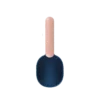 bleu et pêche