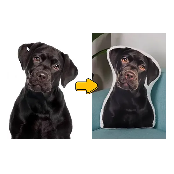 <p style="font-weight: 400;">Découvrez notre coussin chat personnalisé 3D, où la technologie rencontre l’émotion de votre miaou. </p> <p style="font-weight: 400;"><span style="font-weight: 400;"> Notre procédé d’impression haute définition reproduit fidèlement chaque détail de votre photo. Bien plus qu’un simple accessoire pour lui, vous ou toute la famille, c’est un hommage tactile à votre compagnon fourré. Alliant confort et valeur sentimentale, il transforme l’ordinaire en extraordinaire, parfait pour les amoureux des miaous ou comme cadeau unique. </span> [cg_accordion title="Matériau"] Velours + Coton PP [/cg_accordion] [cg_accordion title="Avantage"]</p> <ul style="font-weight: 400;"> <li>Ce coussin personnalisé chat est un hommage 3D touchant, transforme votre photo en un objet tangible, où chaque sieste devient un moment de complicité douce et ludique. </li> <li>Avec sa surface en velours ultra-dense et son garnissage haute résilience, il offre un soutien anatomique idéal. </li> <li>Notre studio graphique recrée avec précision l’attitude unique de votre miaou à partir de votre photo, faisant de ce coussin une œuvre à la fois artistique, amusante et réconfortante. </li> <li>3 styles créatifs vous permettent de choisir parmi le portrait serré (pour sublimer son regard), le mi-corps (capturant sa posture distinctive) et la pleine longueur (mettant en scène ses poses de pattes cultes). </li> <li>2 options d’impression, soit un côté soit un recto-verso. </li> <li>Les différences de hauteur (20 à 70 cm) au choix s’adaptent à votre espace et à vos séances de câlins. </li> <li>La sur-mesure supplémentaire vous permet de choisir la couleur du fond (uniquement disponible en version de double faces) avec palette complète ou optez pour le blanc. [/cg_accordion] [custom_combined_shortcode title=" Guide de tailles" id="56332"] [cg_accordion title="Livraison"] La livraison s’effectuera dans un délai de 7 à 28 jours ouvrables dès la validation de votre commande. <span lang="FR"> </span>[/cg_accordion][cg_accordion title="Retour"] Ce coussin chat personnalisé n’est pas couvert par notre politique de retour et de remboursement. [/cg_accordion]</li> </ul>