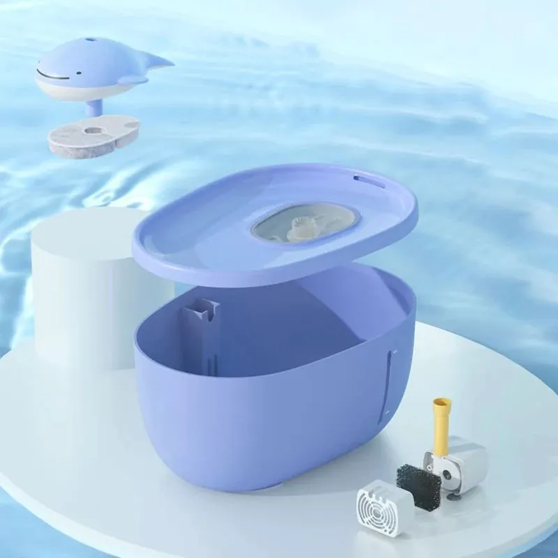 <p style="font-weight: 400;">Donnez à votre canin une expérience d’eau sécurisée avec cette fontaine à eau chien design très mignon ! </p> <p style="font-weight: 400;"><span style="font-weight: 400;"> Que ce soit pour une utilisation quotidienne à la maison ou pendant vos courtes absences, une grande de capacité au 2 litre crée une hydratation hebdomadaire constante, procurant son pur bonheur. La conception silencieuse assure également des nuits paisibles pour vous ! </span> [cg_accordion title="Matériau"] Plastique PP [/cg_accordion] [cg_accordion title="Avantage"]</p> <ul style="font-weight: 400;"> <li>Cette fontaine à eau pour chien est équipée d’un système de circulation d’eau avec filtration haute densité, assurant une source vivante </li> <li>Réservoir de 2000 ml avec fenêtre visuelle, permettant les utilisations en toutes occasions </li> <li>Riche en oxygène, incitant à boire davantage et évitant des problèmes de santé urinaire </li> <li>Double réduction des chocs et du bruit avec pal de ventilateur à suspension magnétique et pompe silencieux </li> <li>USB basse tension 5V assure une sécurité électrique optimale et est compatible avec différents types d’adaptateurs (adaptateur non inclus) </li> <li>Plastique PP pour une utilisation durable en toute sécurité [/cg_accordion] [custom_combined_shortcode title=" Guide de tailles" id="35826"] [cg_accordion title="Livraison"] La livraison s’effectuera dans un délai de 7 à 28 jours ouvrables dès la validation de votre commande. <span lang="FR"> </span>[/cg_accordion][cg_accordion title="Retour"] Si, pour quelque raison que ce soit, vous n'êtes pas pleinement satisfait, une demande de retour serait possible dans les 14 jours suivant la réception.[/cg_accordion]</li> </ul>