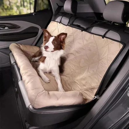 Housse de protection imperméable pour banquette arrière de voiture, protégeant contre les poils et les salissures de chien