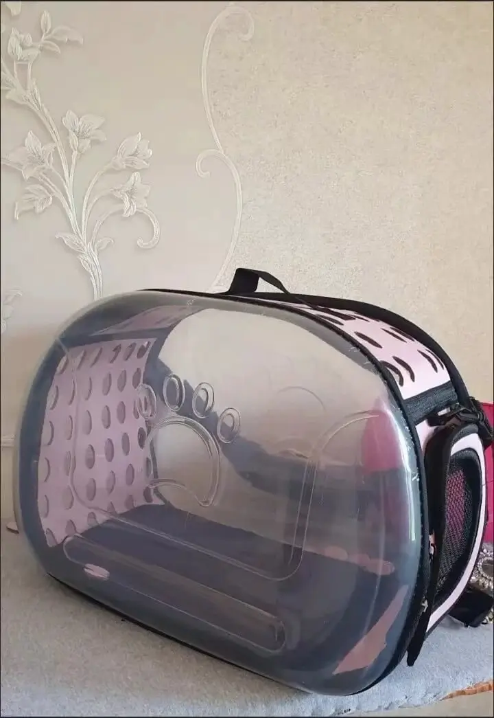 Sac Bulle Chat Rose photo review