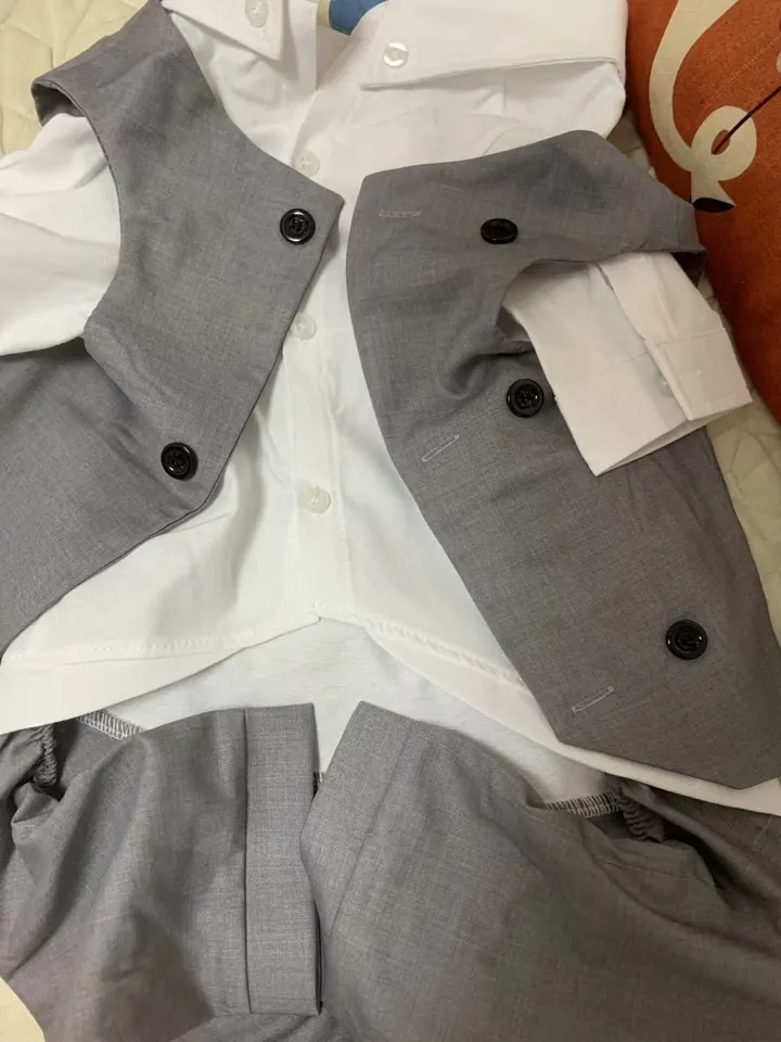 Ensemble Costume Chien Mariage photo review