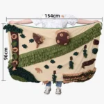 Exposition d'un tapis de fouille XXL pour chien, conçu pour le jeu et l'exploration.