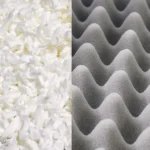 Rembourrage du coussin pour chien : mousse à mémoire de forme broyée et mousse alvéolée 3D