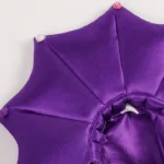Bord d’un chapeau de sorcier violet pour chat.