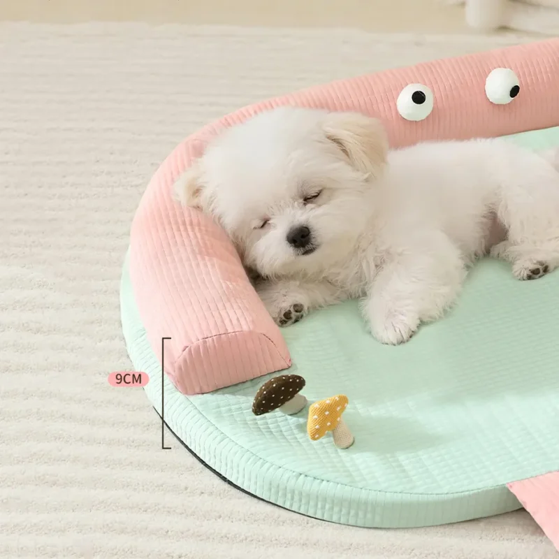Coussin pour chien au design cartoon avec 9 cm d’épaisseur
