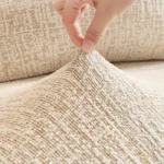 Tissu solide et élastique de la housse de canapé haut de gamme anti-griffes