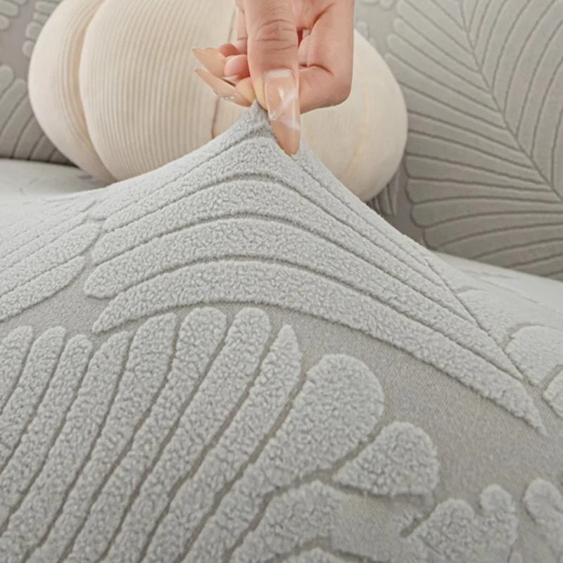 Tissu résistant et élastique de la housse de canapé à motif pour chat