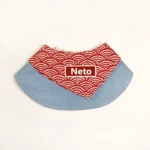 Bandana Personnalisable pour Chien - Style Japonais rouge