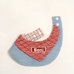 Bandana Personnalisable pour Chien - Style Japonais rouge detail