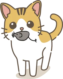 Chat apportant cadeau ou proie montrant partage et attachement