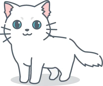 Chat avec oreilles dressées vers l'avant montrant attention et curiosité