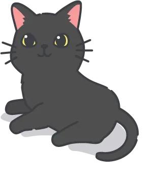 Chat avec pupilles dilatées indiquant excitation, peur ou stimulation