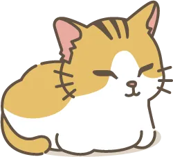 Chat en position pain avec pattes repliées sous le corps montrant repos vigilant