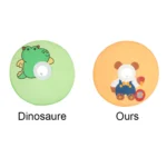 collerette anti lechage confort vert et orange