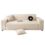 Housse Canapé Anti Griffes 3 places chic beige