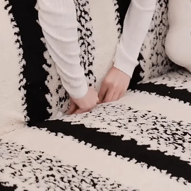 Housse Canapé Polaire Anti-Griffures | Douce & Épaisse Housse Canapé Polaire Épaisse Anti-Griffures Chat installer facile