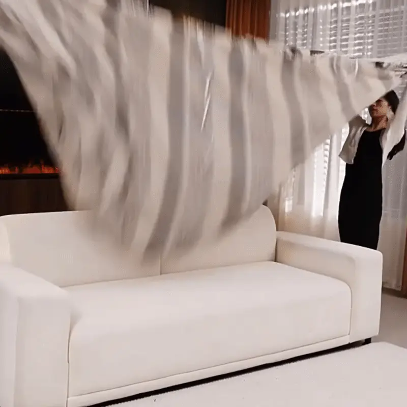 Housse Canapé Polaire Anti-Griffures | Douce & Épaisse Housse Canapé Polaire Épaisse Anti-Griffures Chat facile installer