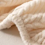 Housse de Canapé Velours Jacquard Extensible - Protection Anti-Griffure Chat 360° tissu detail