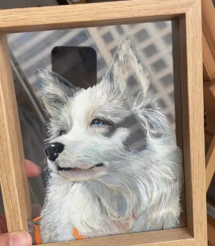 Click to view full screen Portrait Chien Personnalisé 3D Authentique photo review