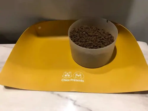 Tapis Gamelle pour Chien en Silicone - Protection Sol Antidérapante photo review