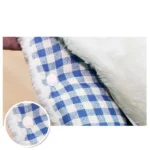 Niche-Chat-Semi-Fermée-Lavable-Douce-Hiver-4-Saisons-tissu Niche Chat Semi-Fermée Lavable Douce Hiver 4 Saisons tissu