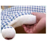 Niche-Chat-Semi-Fermée-Lavable-Douce-Hiver-confort Niche Chat Semi-Fermée Lavable Douce confort detail