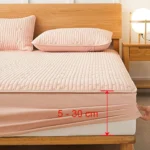 Protège-Matelas-Imperméable-à-Bonnet-Profond-30cm Protege Matelas Impermeable a bonnet profond 30 cm