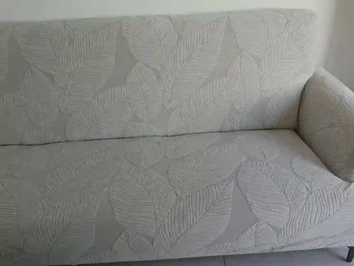 Click to view full screen Housse Canapé Extensible CARVED - Protection Anti-Griffes photo review