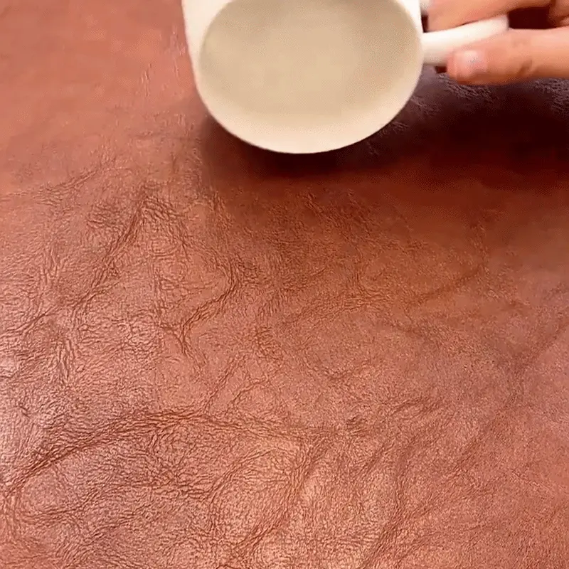 Protection Canapé Imperméable 100% - Style Cuir Vintage Ciré Protection Canape Impermeable 100% Style Cuir Vintage Cire