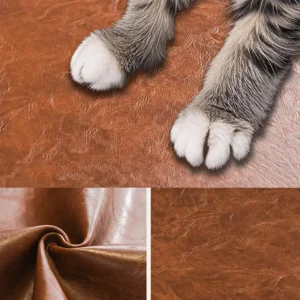 Protection Canape Impermeable 100% Style Cuir Vintage Cire marron anti griffes