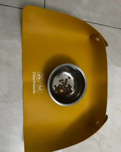 Tapis Gamelle pour Chien en Silicone - Protection Sol Antidérapante photo review