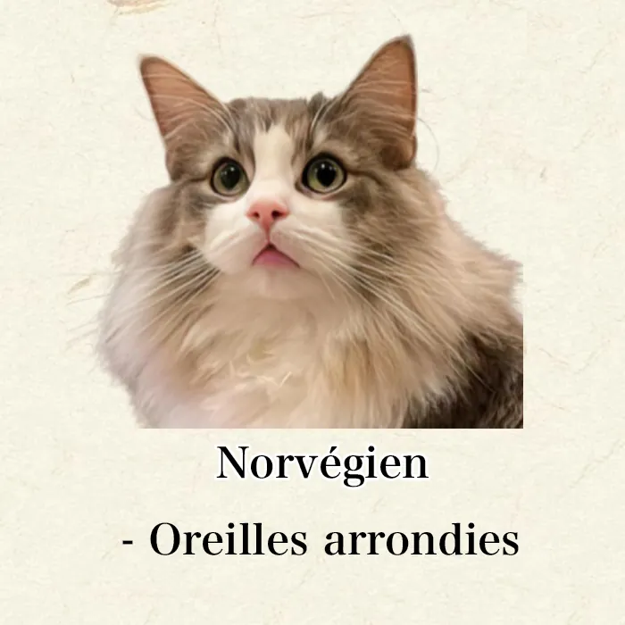 Maine Coon, Sibérien ou Norvégien : Comment Les Différencier Facilement Chat Norvégien Oreilles arrondies