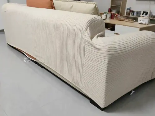 Click to view full screen Housse Canapé Anti-Griffes Granulés Velours Installation Rapide photo review