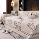 Housse-Canapé-Anti-Griffes-Chat-Douce-Solide&Motif-mignon-marron