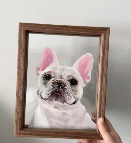 Click to view full screen Portrait Chien Personnalisé 3D Authentique photo review