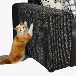 Housse de protection d’accoudoir de canapé en sisal solide appréciée par les chats
