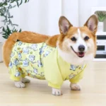 Combinaison-Imperméable-Spéciale-Corgi-jaune Combinaison Imperméable Spéciale Corgi jaune