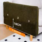 Housse-Accoudoir-Canapé-Anti-Griffures-Chat-3-Poches-pratique Housse Accoudoir Canape Anti Griffures Chat 3 Poches pratique